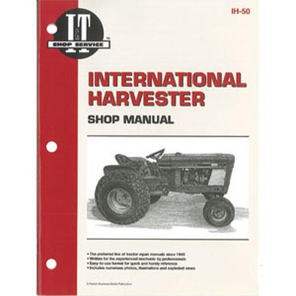 Aftermarket NEW Shop Manual IT For INTERNATIONAL HARVESTER MODELS INT'L Fits Cub 154 LO- IH50 - main